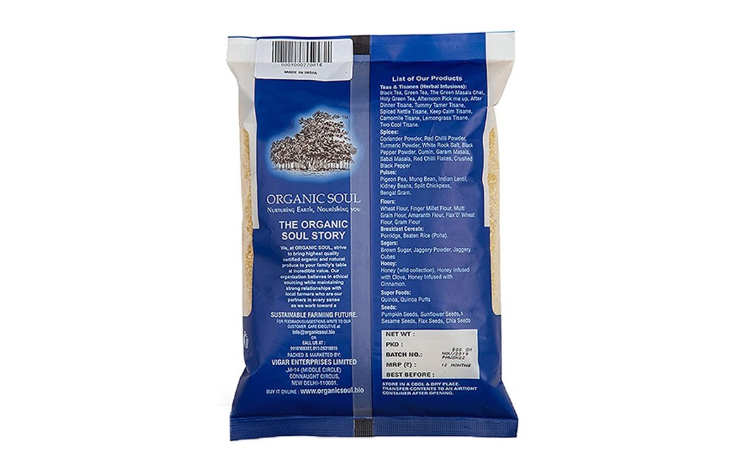 Organic Soul Organic Proso Millet    Pack  500 grams